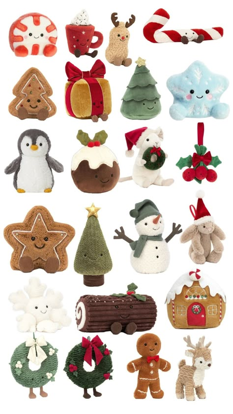 Christmas jellycat Christmas Jelly Cat, Jelly Cat Christmas, Xmas Jellycat, Jelly Cats Stuffed Animals, Christmas Jellycat, Jellycat Christmas, Jellycat Collection, Preppy Ideas, Elephant Skincare