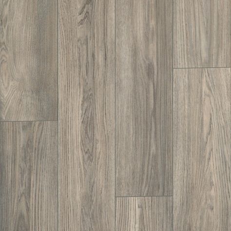 HydroShield | Charlestown Greige Water-Resistant Laminate, 10 mm, Grey - Floor & Decor Greige Hardwood Floors, Greige Flooring Wood Kitchen, Greige Flooring Wood, Mcgee Kitchen, Kitchen 2022, Lakehouse Ideas, Grey Floor, Laminate Colours, Resilient Flooring