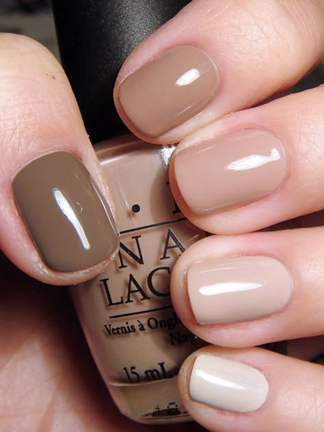 Opi Nail Polish Colors, Brown Nail Polish, Nagellack Trends, Minimalist Nail Art, Nail Polish Trends, Modern Nails, Nail Polish Designs, Neutral Nails, Chic Nails