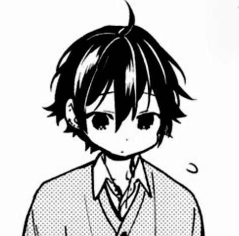 Horimiya Izumi, Izumi Miyamura, Manga Ideas, Anime Icons, Hair, Black