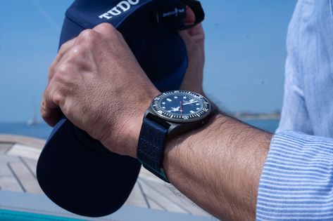 Why Tudor's First Carbon Watches Are Perfect for Professional Yacht Racing Tudor Chronograph, Tudor Pelagos, Tudor Diver Watch, Luxury Racing Chronograph Watch With Tachymeter, Tudor 1926 Watch, Tudor Watches, Sail Racing, Swiss Watch Brands, Yacht Racing