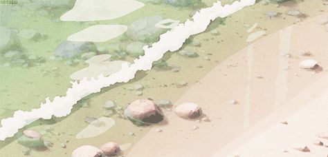 Notion Backgrounds Aesthetic Green, Notion Cover Studio Ghibli, Aesthetic Green Notion Cover, Cute Green Notion Cover, Ghibli Notion Header, Anime Landscape, Twitter Header Aesthetic, Abstract Wallpaper Design, Fish Wallpaper