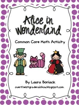 Alice in Wonderland Common Core Math Graphing Activity Learning In Wonderland, Alice In Wonderland Math Activities, Alice In Wonderland Art Activities, Fundamental Paper Education Alice, Alice In Wonderland Worksheets, 4th Grade Math Activities, Activity For 1st Grade, Wonderland Classroom, Data Handling