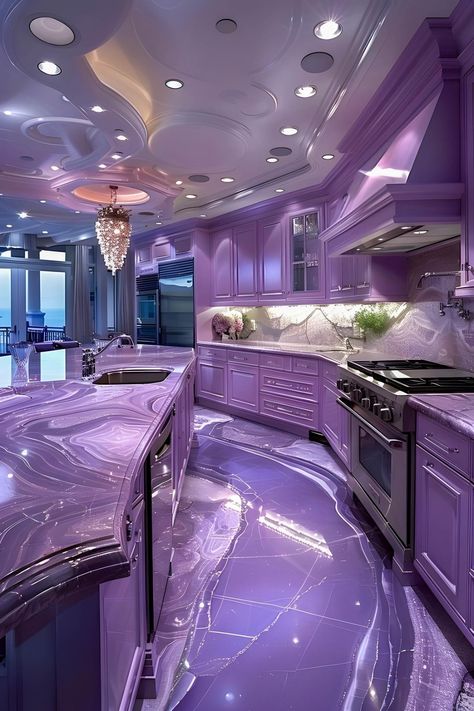 Home Decor Cozy, Purple Home Decor, Dream Bedroom Inspiration, Purple Kitchen, Dream Life House, Purple Rooms, Dream Apartment Decor, Future Apartment Decor, Home Decor Ideas Living Room