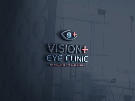 medical logo (Vision eye clinic) logo by Prosenjit Paul on Dribbble Eye Clinic Logo, Eye Clinic Interior Design, Optometry Logo, Optician Training, Optic Logo, Clinic Logo Design, Logo Eye, Eyewear Store Design, Doctor Logos