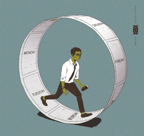 New party member! Tags: loop life end perfect loop circle of life the grind wheel of life Loop Gif, Satirical Illustrations, Meaningful Pictures, Social Art, Deep Art, Conceptual Illustration, Meaningful Art, Wheel Of Life, Circle Of Life