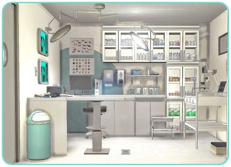 Dim's Sims | Patreon Sims 4 Vet Clinic Interior, Sims 4 Cc Veterinary, Sims 4 Vet Clinic Cc, Sims 4 Vet Cc, Sims 4 Vet Clinic, Sims Patreon, Vet Clinic, Vip Room, Vet Clinics