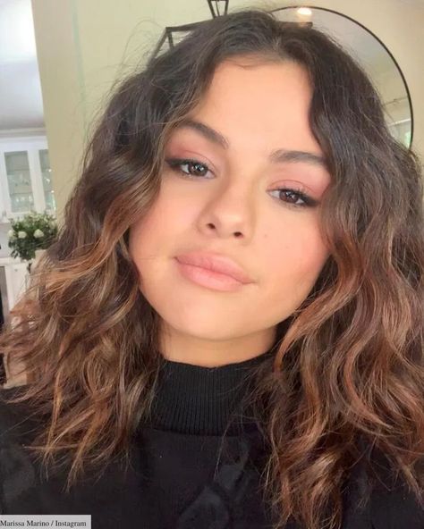 Selena Gomez Short Hair, Selena Gomez Makeup, Selena Gomez Hair, Selena Gomez Photos, Selena Gomez Pictures, Brown Hair Balayage, Foto Tips, Looks Style, Balayage Hair