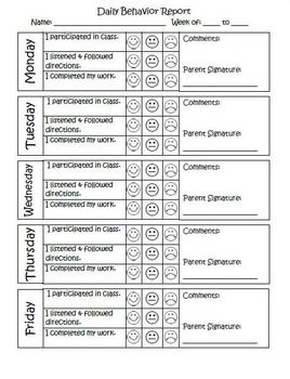 Daily Behavior Report English / Spanish EDITABLE Weekly Behavior Report For Parents, Daily Behavior Report For Parents Preschool, Behavior Log For Students, Daily Behavior Chart Classroom, Daily Behavior Report For Parents, Daily Behavior Chart, Daily Behavior Report, Student Behavior Chart, Behavior Log