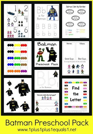 Batman Printable Pack, free from @{1plus1plus1} Carisa Superhero Preschool, Superhero Week, Pre Writing Practice, Superhero Crafts, Superhero Classroom, Super Hero Theme, Superhero Kids, Batman Birthday, Tot School