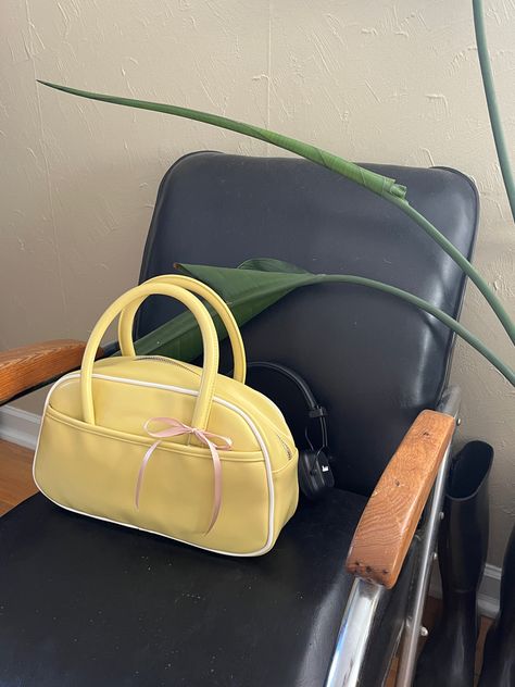 Bowling Bag Purse, Spring Solstice, Ladybug Pv, Bowler Bag, 2022 Ss, Bowling Bag, Yellow Springs, Bowling Bags, Flower Bag