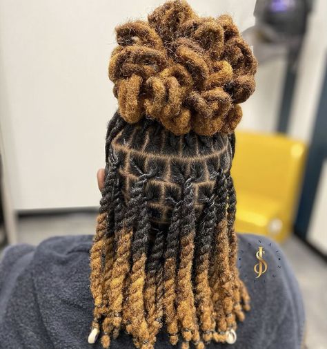 Cute Loc Ponytail Styles, Rass Hairstyles, Red And Blonde Locs Black Women, Artificial Dreads Styles, Dredlocs Style Woman, Shoulder Length Locs Styles, Braided Loc Updo, Artificial Dreadlocks, Latest Dreadlocks Styles