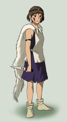 Princes Mononoke, Days Of February, Princess Mononoke Cosplay, Sans Cosplay, Anime Cosplay Ideas, Personajes Studio Ghibli, Kitchen Improvements, Princess Mononoke, Cosplay Diy