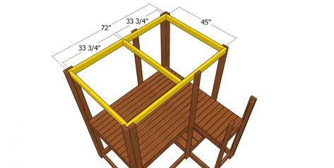 Kids Fort Plans Free - PDF Download | HowToSpecialist - How to Build, Step by Step DIY Plans Fort Plans, Wooden Fort, Outdoor Forts, Diy Fort, Kids Outdoor Playground, Backyard Fort, Swing Set Diy, Diy Swing, Kids Forts