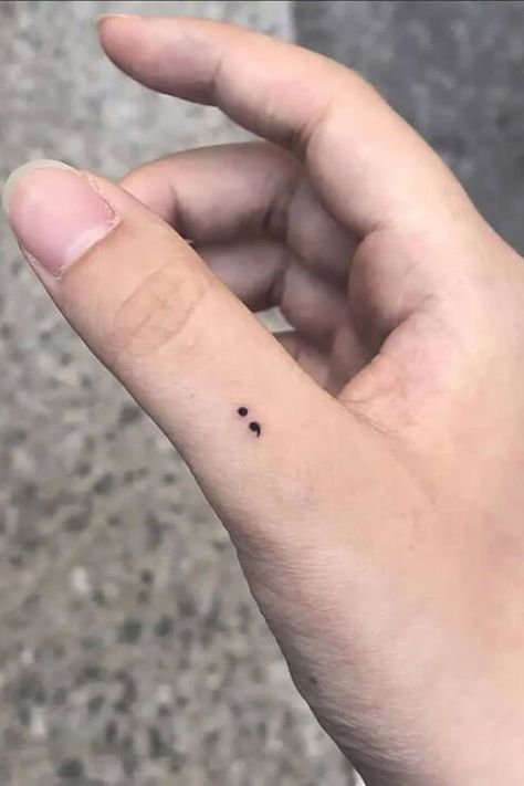 Semicolon Tattoos, Colon Tattoo, Tattoos Ideas For Women, Survivor Tattoo, Small Couple Tattoos, Semi Colon, Cat Tattoo Small, Tattoos Infinity, Awkward Situations