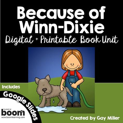 Winn Dixie Book, Because Of Winn Dixie, Study Vocabulary, Kate Dicamillo, Creative Writing Activities, Constructed Response, Winn Dixie, Language Arts Lessons, Novel Study