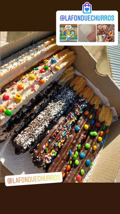 Churos Ideas, Food Truck Desserts Ideas, Churros Business, Churros Packaging Ideas, Churro Ideas, Churros Ideas, Churro Desserts, Churros Aesthetic, Churreria Ideas