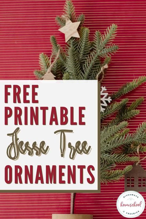 Free printable Jesse Tree ornaments to help your family make a Jesse Tree, and celebrate Advent in a special way as you wait for Christmas. Jesse Tree Printable Ornaments, Jesse Tree Printables, Jesse Tree Symbols, Preschool Freebies, Jesse Tree Advent, Jesse Tree Ornaments, Jesse Tree, Christ Centered Christmas, Seasons Activities