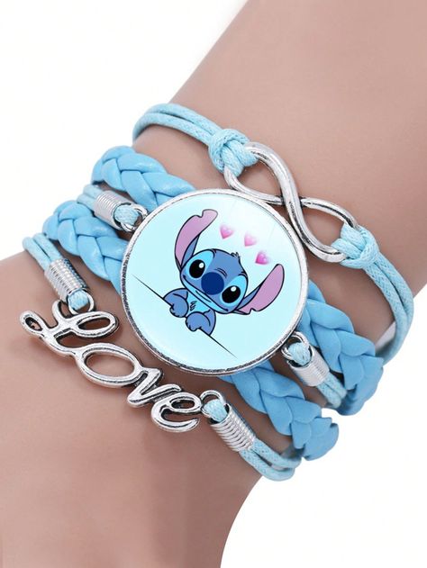 1Pc Cartoon Lilo & Stitch Anime Bracelet Toys Kawaii Stitch Wristband Fashionable Party Favor Accessories Collection Gifts (Some Parts May Be Random) Halloween Decoration Multicolor    PU Leather     Hobbies, Collections, Parties, size features are:Bust: ,Length: ,Sleeve Length: Stitch Led Light, Cute Stitch Stuff, Stitch Gifts Disney, Stitch Merch, Stitch Room Decor, Stitch Toys, Anime Bracelet, Stitch Kawaii, Kawaii Stitch