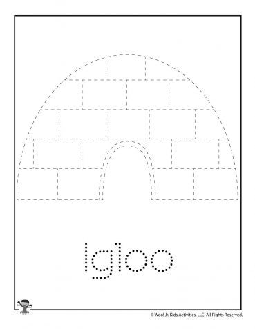 Letter I Worksheets & Crafts | Woo! Jr. Kids Activities : Children's Publishing I For Igloo Craft, I Is For Igloo, Igloo Craft, Letter I Worksheet, Special Education Reading, Word Tracing, Alphabet Letter Templates, Printable Alphabet Letters, Letter Worksheets