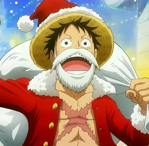 Luffy Christmas, One Piece Episode 1, Mobile Legend Chou Skin, One Piece Deviantart, Christmas Anime, One Piece Episodes, Zoro Nami, Luffy Zoro, Anime Christmas