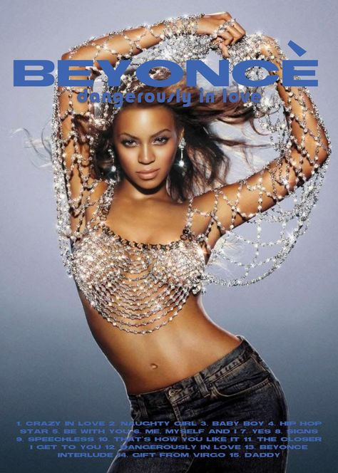 Star Posters Y2k, Beyonce Dangerously In Love Album Cover, Poster Prints Beyonce, Beyonce Album Poster, 200s Posters, 2000s Posters Aesthetic, Beyoncé Poster, Amerie Singer, Beyonce Poster