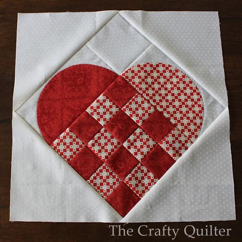 Nordic Heart Quilt Block Free Tutorial designed by Julie Cefalu for The Crafty Quilter Heart Quilt Block, Scandinavian Quilts, Healing Hearts, Block Quilts, Heart Quilt Pattern, Quilting Blocks, Christmas Quilt Patterns, Pieced Quilts, Block Quilt