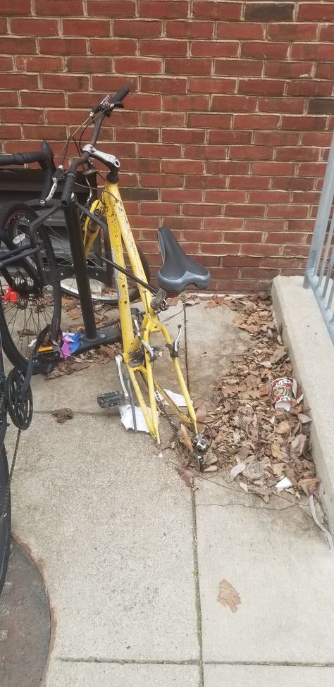 1. What kind of people do this? 2. Who should be responsible for this happening on campus? 3. Will the students do it? 4. Why did they take only one car? 5 To whom do they sell the cart? This is a phenomenon discovered by accident in school, a bicycle with the rear wheel stolen. First Car, Kinds Of People, Do It, Bicycle, Wheel, Quick Saves