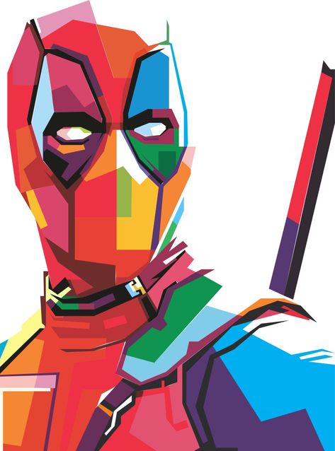 Pop Up Books, Wpap Art, Deadpool Wallpaper, Pop Up Art, Book Publisher, Posca Art, Pop Art Portraits, Marvel Comics Wallpaper, Vector Portrait