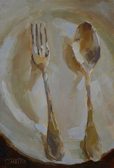 Competition Winner, Painting Competition, Fork And Spoon, Daily Painting, Artwork Images, Painting Still Life, Still Life Art, Online Painting, Artist Websites