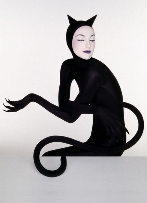 Serge Lutens Makeup, Perfume Art, Serge Lutens, Cat Pose, French Photographers, Catwoman, Art Direction, Surrealism, Photo Art