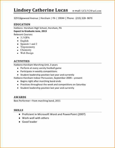 Cv Template Job ,  #CvTemplate #template High School Jobs, High School Resume Template, First Job Resume, Teen Resume, High School Resume, College Resume Template, First Resume, College Resume, Job Resume Samples