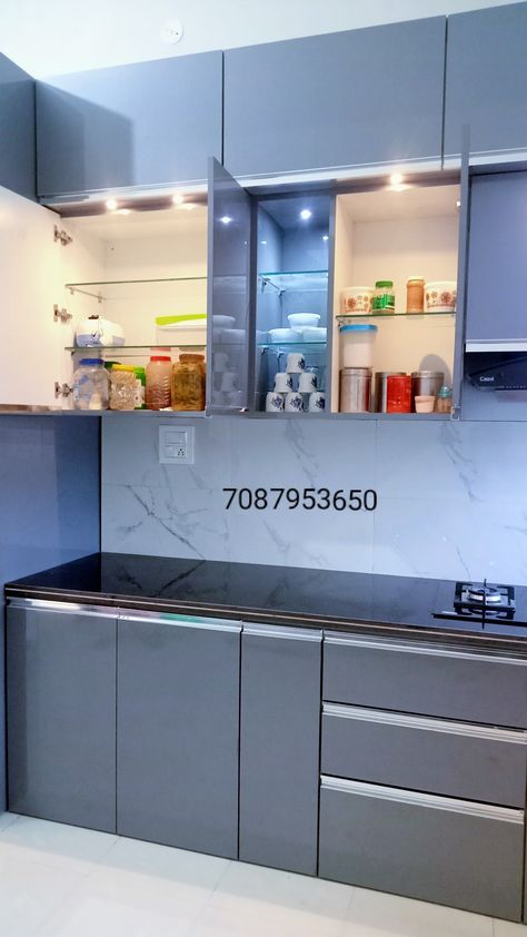 Pvc Kitchen Design, Kichan Tail Design, Kitchen Desine, Kichan Farnichar Design, Kitchen Decor Cozy, Pantry Unit, Kitchen Unit Designs, Easy Home Upgrades, Kitchen Wardrobe Design