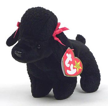 GiGi - dog - Poodle - Ty Beanie Babies Dog Mints, Poodle Stuffed Animal, Lavender Candy, Ty Stuffed Animals, Most Expensive Beanie Babies, Beanie Baby Dog, Dog Poodle, Ty Bears Beanies, Black Poodle