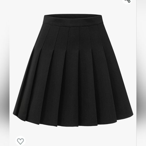 My Daughter Bought Herself A Skirt On Amazon And Forgot To Change The Size From Xl To Xs. Not My Style. It Has Not Been Worn Or Washed. Amazon Skirts, Brown Pleated Skirt, High Waisted Black Skirt, Black Tennis Skirt, Short Black Skirt, Pleated Skirt Short, School Skirt, Ghost Costume, Flared Mini Skirt