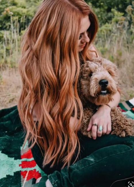 Brown Red With Blonde Highlights, Honey Red Hair, Red Hair With Blonde Highlights, Red Blonde Hair, Strawberry Blonde Hair, Long Red Hair, Honey Hair, Balayage Hair Blonde, Blonde Hair With Highlights