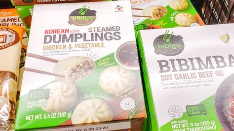 How To Upgrade Costco's Bibigo Dumplings To Perfection Bibigo Dumplings, Garlic Beef, Dumpling Filling, Chicken And Cabbage, Steamed Dumplings, Grilled Beef, Grocery Foods, Frozen Chicken, Chili Oil