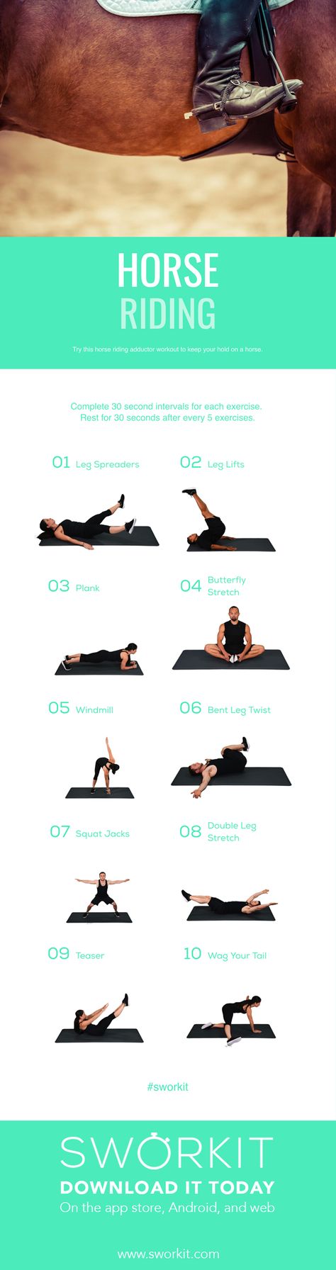 Yoga For Horseback Riders, Exercise For Equestrians, Workout For Horse Riders, Horse Riding Exercises For Rider, Horse Riding Workouts, Equestrian Workout Exercises, Horse Workout, Riding Workout, How To Ride A Horse