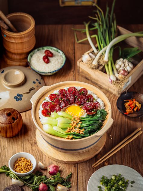 Chinese Sausage / Lapcheong Lapchiong with Chinese Traditional Theme Chinese Cuisine Photography, Chinese Food Photography, Lap Cheong, Chinese Sausage, Post Facebook, Food Displays, Dinner Meals, Chinese Traditional, Chinese Food