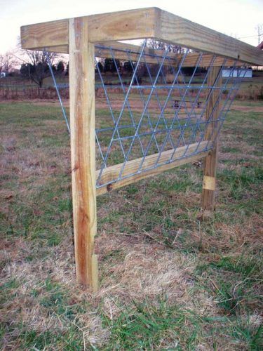 Diy Hay Feeder, Goat Hay Feeder, Hay Feeder For Horses, Goat Feeder, Horse Feeder, Barn Hacks, Goat House, Horse Shelter, Goat Barn