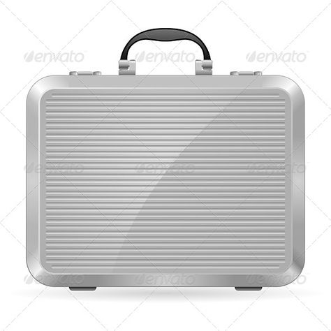 Silver Briefcase, Briefcase Illustration, Metal Briefcase, Background For Design, Hard Surface Modeling, Surface Modeling, Digital Fashion, Holiday Icon, Hard Surface