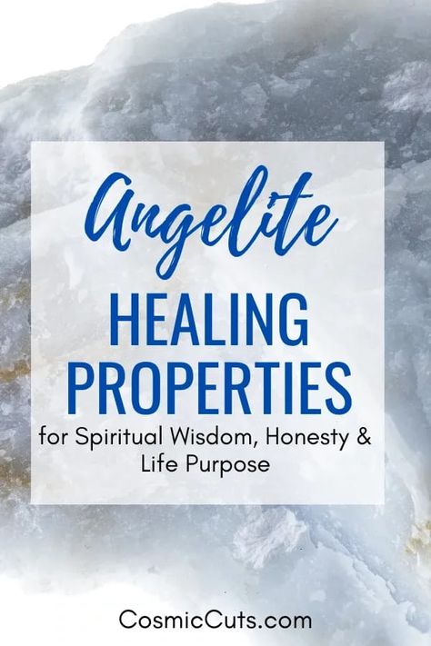 When looking to truly unleash spiritual wisdom and embark on a soul-filled journey, Angelite meaning provides us what we need to safely traverse other-worldly realms. Angelite healing properties target the mind and body for intentional, holistic living. So be an angel – read on to learn about this amazing crystal. #angelitehealingproperties #angelitemeaning #angeliteproperties https://cosmiccuts.com/blogs/healing-stones-blog/angelite-healing-properties Angelite Crystal Meaning, Angelite Meaning, Healing Crystals Decor, Angelite Crystal, Positive Energy Crystals, Crystal Work, Healing Crystals Meanings, Unique Crystals, Positive Energy Quotes