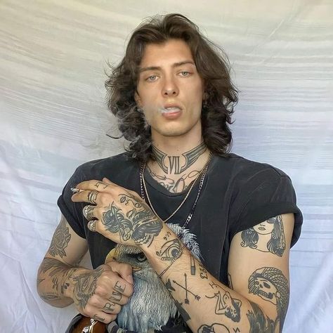 Men Shoulder Length Hairstyles, Mens Long Hair Layers, Guys With Shoulder Length Hair, Rocker Boy Aesthetic, Undercut Men Long Hair, Long Layered Hair Men, Men’s Long Hair, Male Long Hairstyles, Hair Tattoo Man