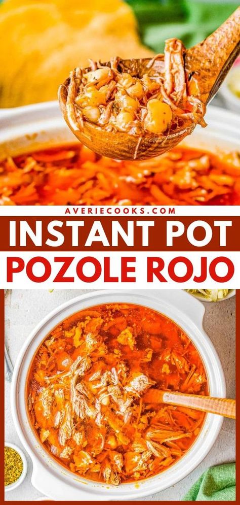 Red Posole Recipe, Pozole Recipe Pork, Easy Pozole Recipe, Pasole Recipe, Pozole Soup, Chicken Pozole Recipe, Pork Pozole, Pork Posole, Pork Soup Recipes