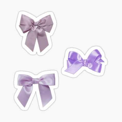 "purple bow sticker pack" Sticker for Sale by audreycore Purple Stickers, Bow Sticker, Purple Bedding, Purple Bow, Scrapbooking Stickers, Purple Bows, Purple Ribbon, Aesthetic Stickers, Sticker Pack