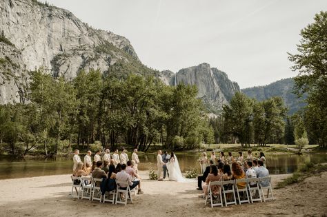 Sentinel Beach Yosemite Wedding, Cathedral Beach Yosemite Wedding, California Mountain Wedding, Yosemite National Park Wedding, Yellowstone Wedding, Yosemite Wedding Venues, Potluck Wedding, Bridal Things, Sunrise Ceremony