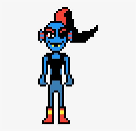 Undertale Sprites, Undyne Undertale, Undertale Undyne, Underswap Papyrus, Pixel Art Maker, Pixel Png, Undertale Deltarune, Minecraft Skin, Homestuck