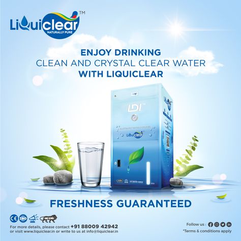 Water Social Media Design, Water Purifier Creative Ads, Water Social Media Post, Water Purifier Ads, Water Purifier Design, Mineral Water Brands, Save Water Poster, Window Shadow, Graphic Design Posters Layout