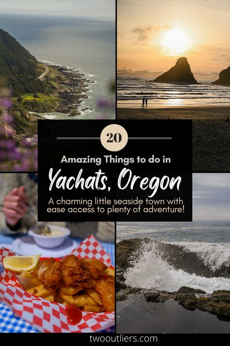 20 Amazing Things to do in Yachats, Oregon, a charming seaside town Things To Do Oregon Coast, Central Oregon Coast, Tillamook Oregon Things To Do, Southern Oregon Coast Things To Do, Cascade Locks Oregon, Canon Beach Oregon, Oregon Coast Roadtrip, Pnw Adventures, Oregon Adventures