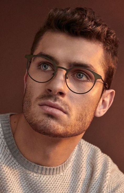 Men Specs Frames Style, Glasses Frames Trendy Men, Men’s Glasses Frames, Mens Hairstyles Oval Face, Square Face Shape Glasses, Man Glasses Style, Men Glasses Style, Specs For Men, Face Shape Glasses